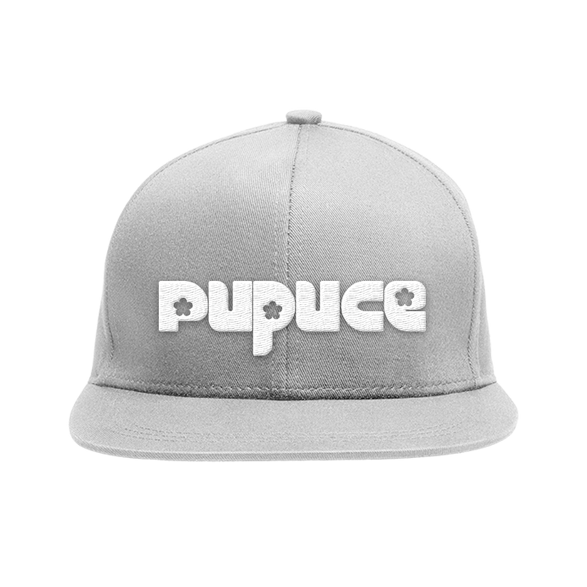 Casquette Brodée Pupuce Gris clair