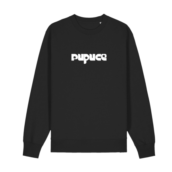 Sweat Col rond Pupuce Noir Classique