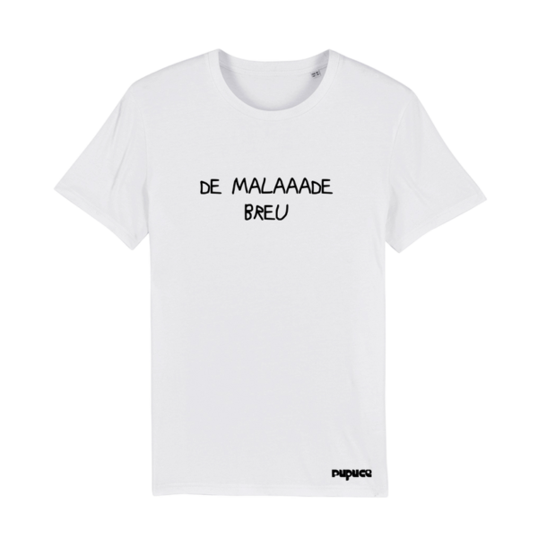 T-shirt classique Pupuce Blanc De Malade Breu