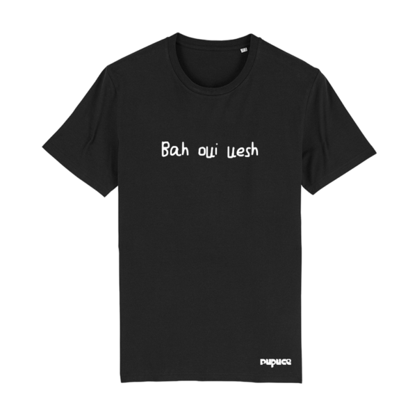 T-shirt classique Pupuce Noir Bah Oui Wesh