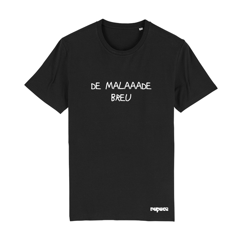 T-shirt classique Pupuce Noir De Malade Breu